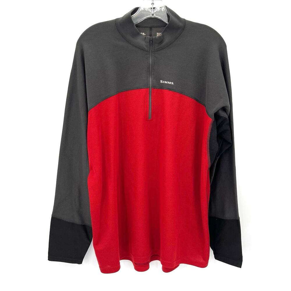 Simms men’s quarter zip fishing outdoor henley top